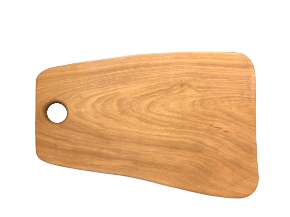 sliced lemon beside knife on brown wooden chopping board